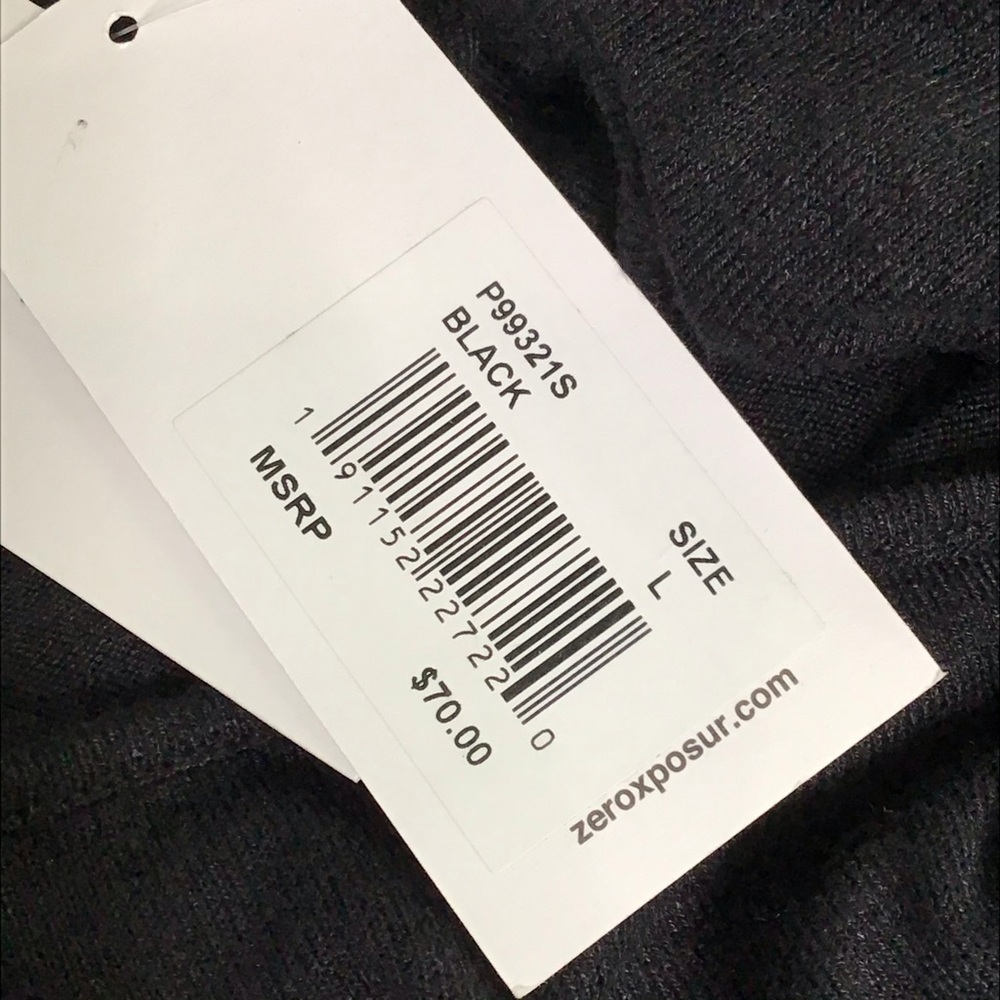 Zeroxposur side knotted pullover top NWT - Picture 7 of 7